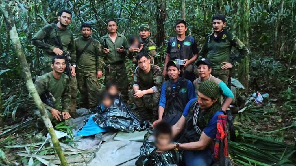 4 Bocah di Kolombia Jadi Korban Pesawat Jatuh, Ditemukan di Hutan Usai 40 Hari 4 Bocah di Kolombia Jadi Korban Pesawat Jatuh, Ditemukan di Hutan Usai 40 Hari