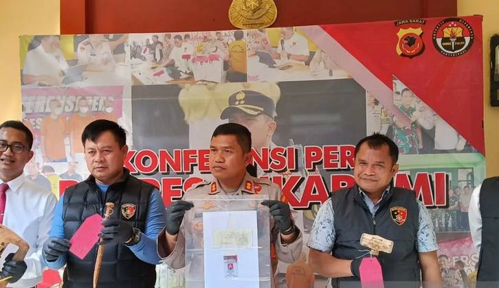 Gurandil di tambang emas ilegal ditangkap Polres Sukabumi