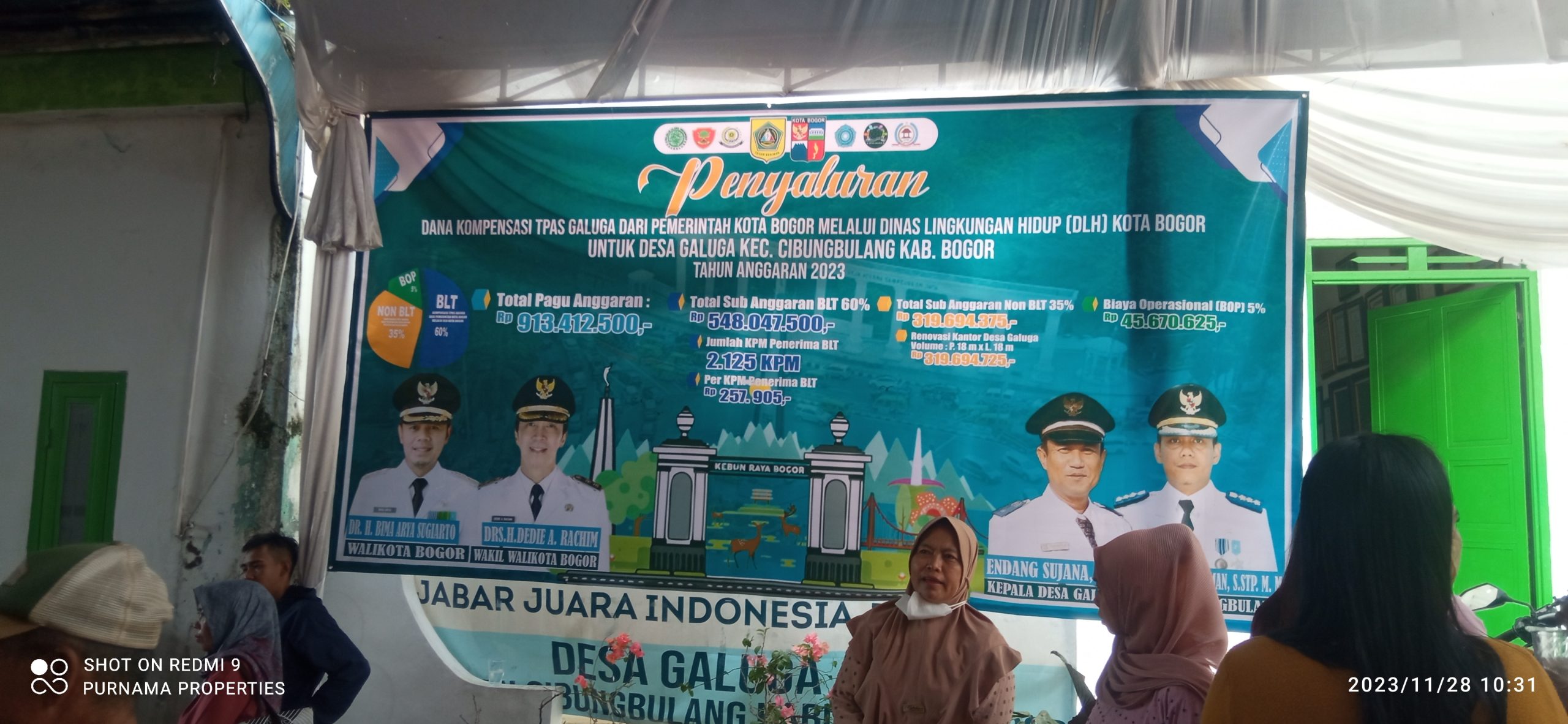 Penyaluran Dana Kompensasi TPAS Galuga Tahun 2023 Penyaluran Dana Kompensasi TPAS Galuga Tahun 2023