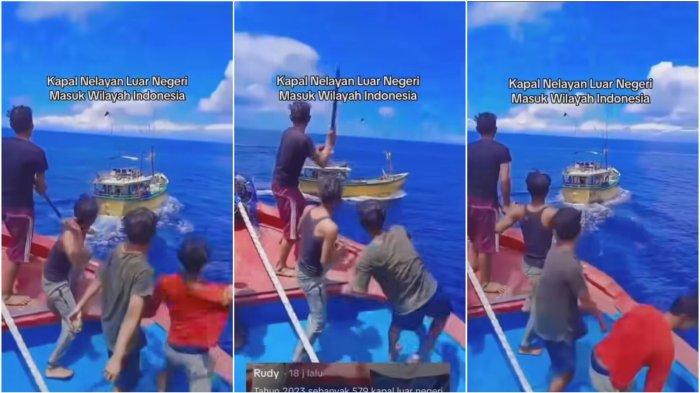 Viral Video Nelayan Lokal Lawan Kapal Asing Yang Coba Terobos Perairan Indonesia Viral Video Nelayan Lokal Lawan Kapal Asing Yang Coba Terobos Perairan Indonesia