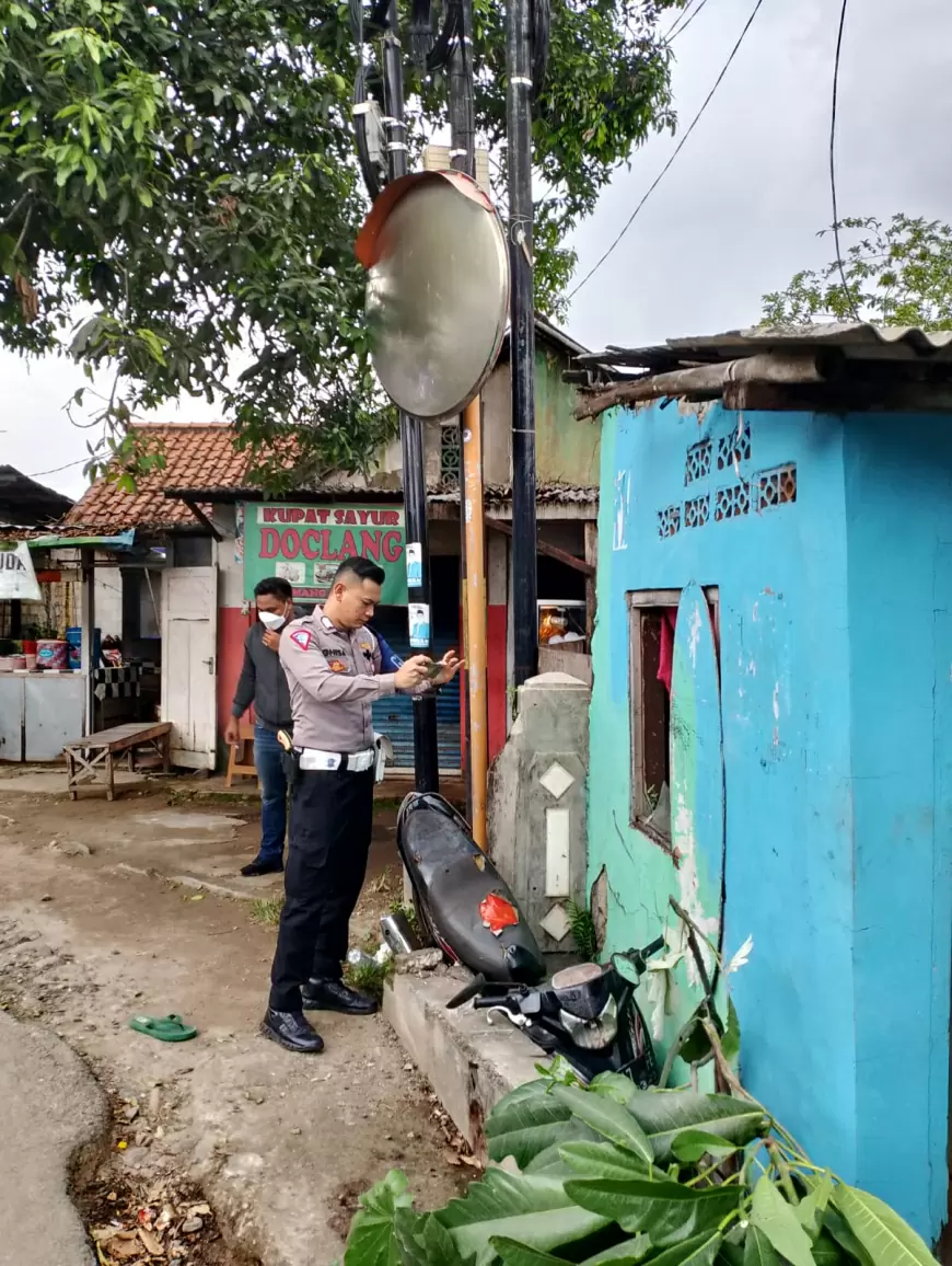 Gagal Nyalip, Pemotor Tewas Tabrak Tembok Rumah di Ciampea Bogor
