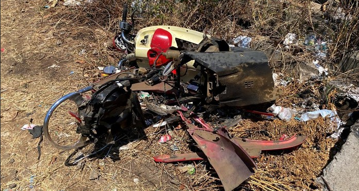 Penampakan Motor Mahasiswa UPI yang Terbelah Dua Usai Tertabrak KA Penampakan Motor Mahasiswa UPI yang Terbelah Dua Usai Tertabrak KA