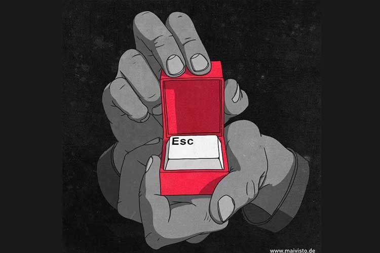 8 Ilustrasi yang Mengungkapkan Kebenaran Cinta di Zaman Now 8 Ilustrasi yang Mengungkapkan Kebenaran Cinta di Zaman Now