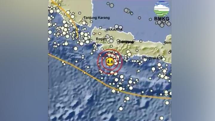 Gempa Magnitudo 4,8 Mengguncang Sukabumi hingga Bandung Gempa Magnitudo 4,8 Mengguncang Sukabumi hingga Bandung