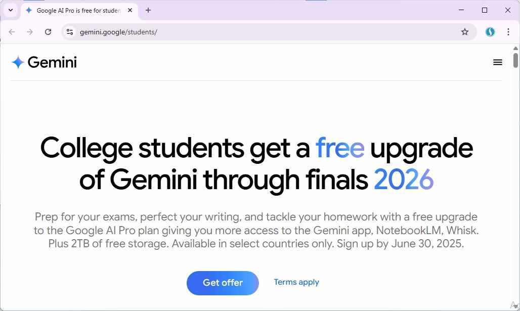 Google Hadirkan Akses Gemini Pro Gratis Selama 15 Bulan untuk Mahasiswa Indonesia Google Hadirkan Akses Gemini Pro Gratis Selama 15 Bulan untuk Mahasiswa Indonesia