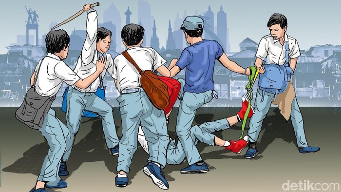 Duel Maut Siswa SMP 2 Vs 2 di Cianjur, Satu Orang Tewas Duel Maut Siswa SMP 2 Vs 2 di Cianjur, Satu Orang Tewas