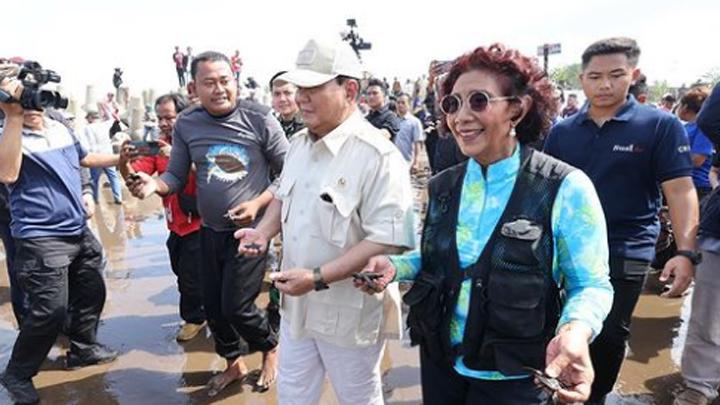 Susi Pudjiastuti Minta Prabowo Penuhi Janji Keramba Jaring Apung Pangandaran Susi Pudjiastuti Minta Prabowo Penuhi Janji Keramba Jaring Apung Pangandaran