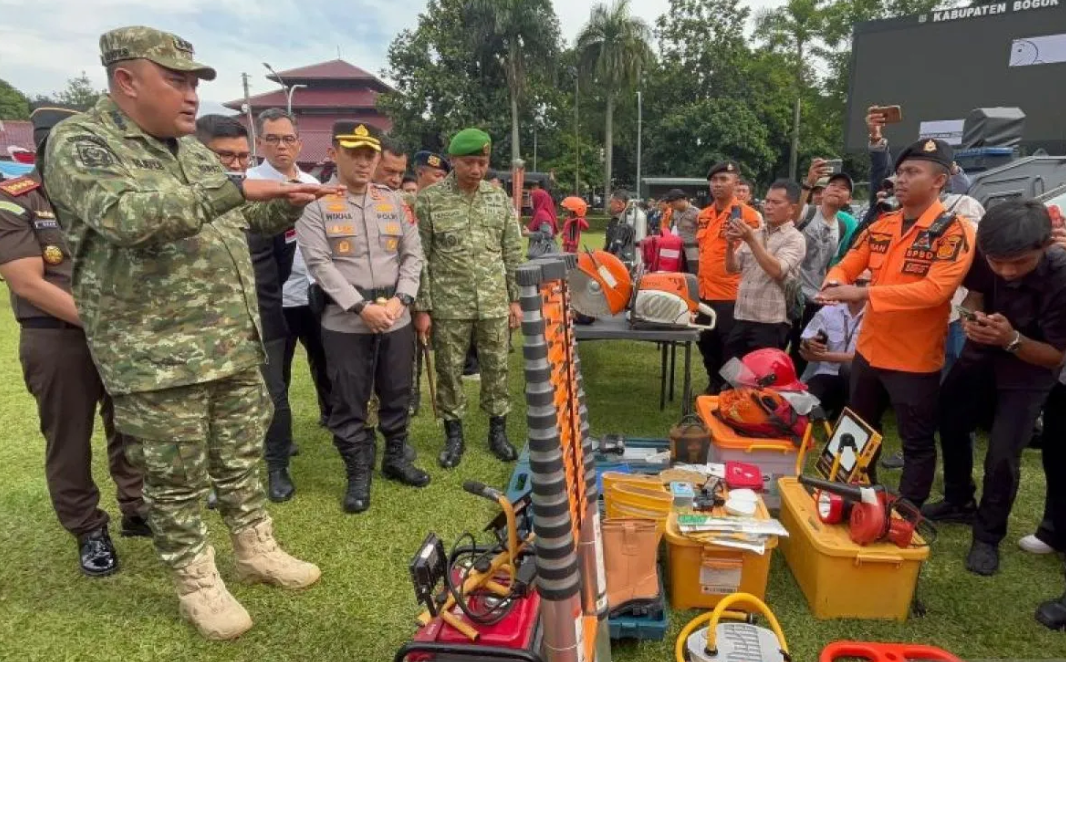 Ribuan personel disiagakan menghadapi potensi bencana di Bogor Ribuan personel disiagakan menghadapi potensi bencana di Bogor