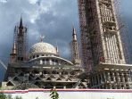 Progres Pembangunan Masjid Raya Pakansari Terganggu Kekurangan Bahan Baku Progres Pembangunan Masjid Raya Pakansari Terganggu Kekurangan Bahan Baku