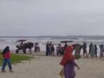 Akhir Pekan Nataru, Pantai Pangandaran Dipadati Pengunjung Akhir Pekan Nataru, Pantai Pangandaran Dipadati Pengunjung