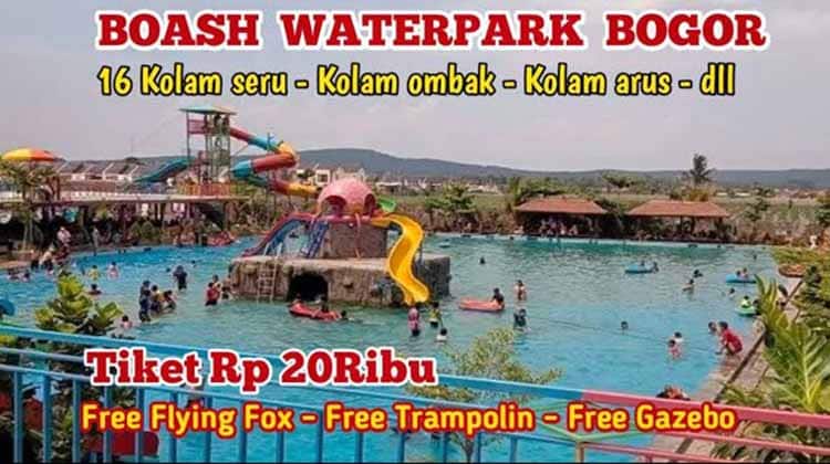 Boash Waterpark: Destinasi Baru di Bogor Barat