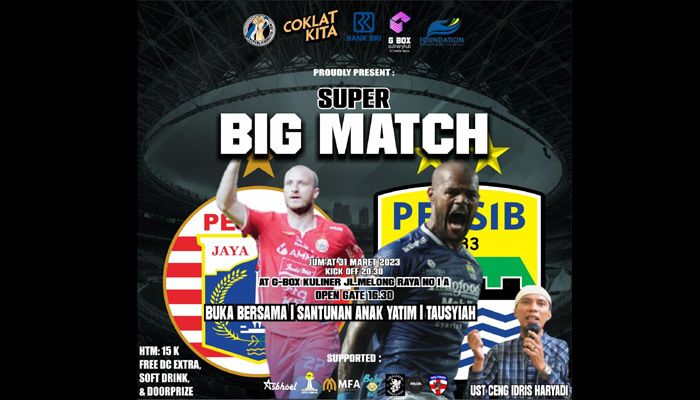 Tanpa Tegang, Ini Kemeriahan Nobar Suporter Persib dan Persija di Polres Bogor