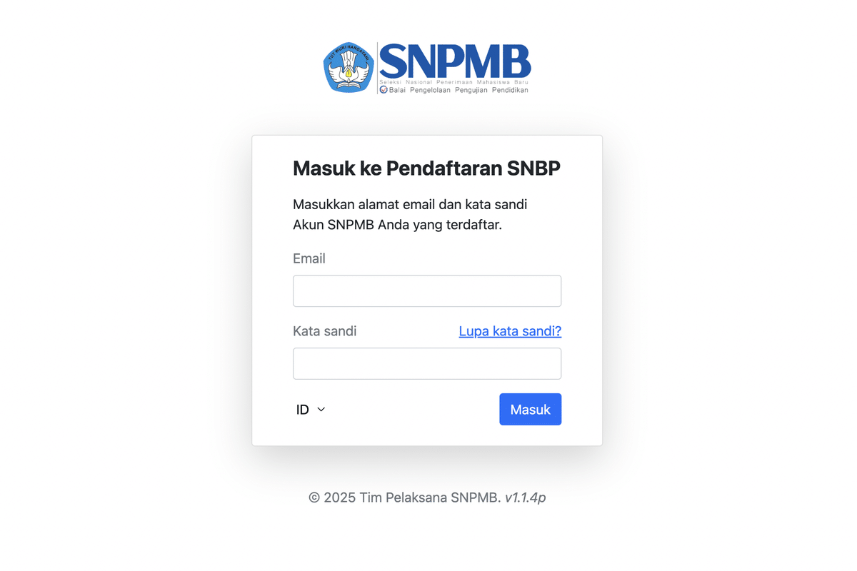 Resmi Dibuka Hari Ini, Berikut Cara Daftar SNBP 2026, Klik snbp.snpmb.id Resmi Dibuka Hari Ini, Berikut Cara Daftar SNBP 2026, Klik snbp.snpmb.id