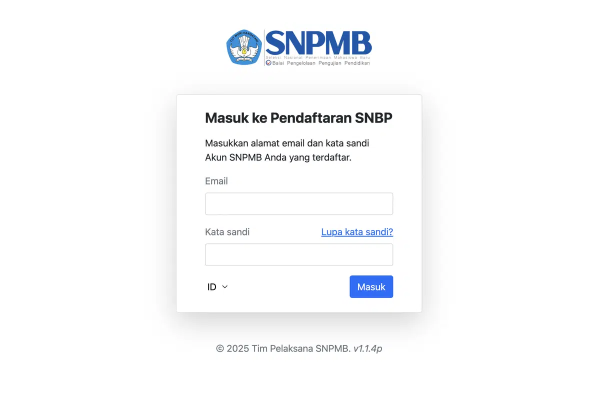 Resmi Dibuka Hari Ini, Berikut Cara Daftar SNBP 2026, Klik snbp.snpmb.id Resmi Dibuka Hari Ini, Berikut Cara Daftar SNBP 2026, Klik snbp.snpmb.id