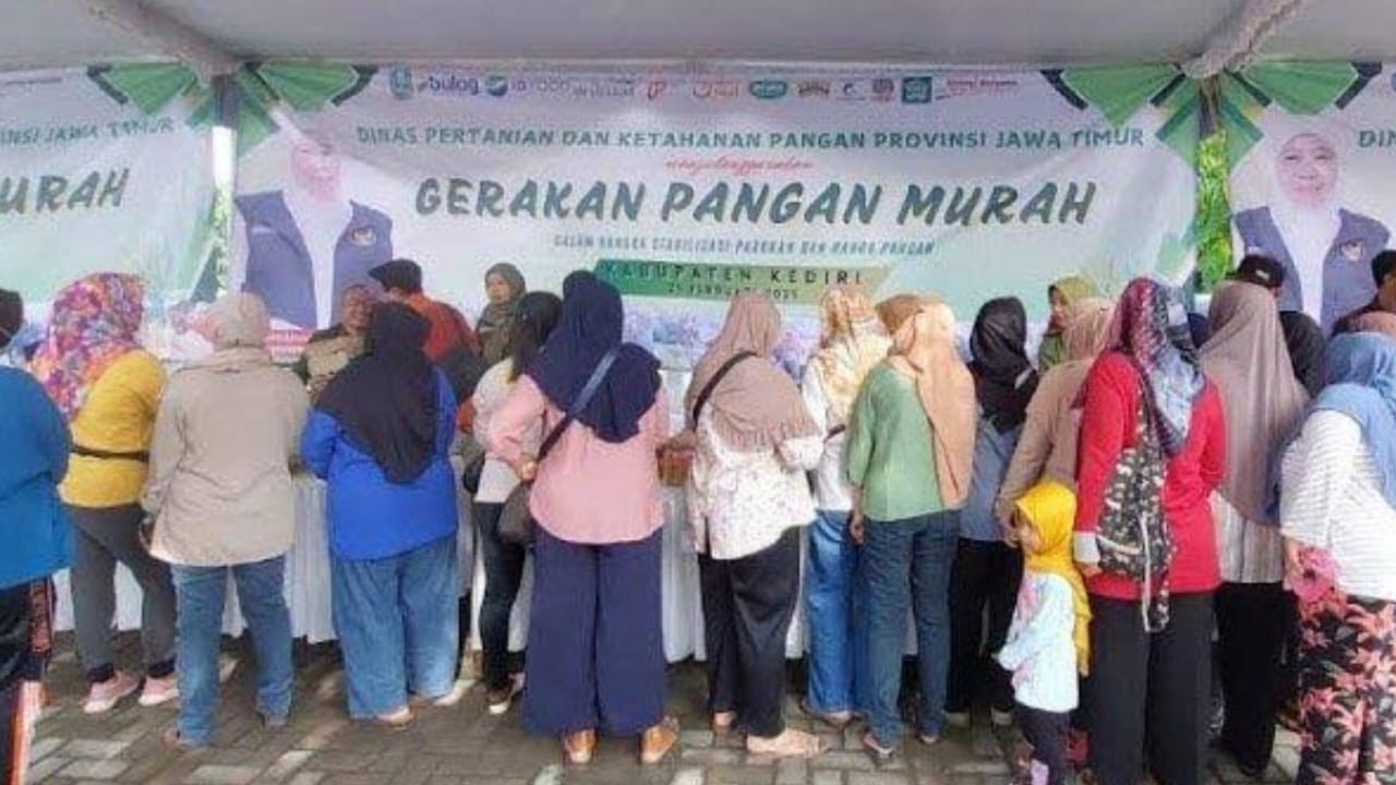 Lokasi 5 Gerakan Pangan Murah Ramadhan di Kediri, Warga Serbu Tempurejo Lokasi 5 Gerakan Pangan Murah Ramadhan di Kediri, Warga Serbu Tempurejo