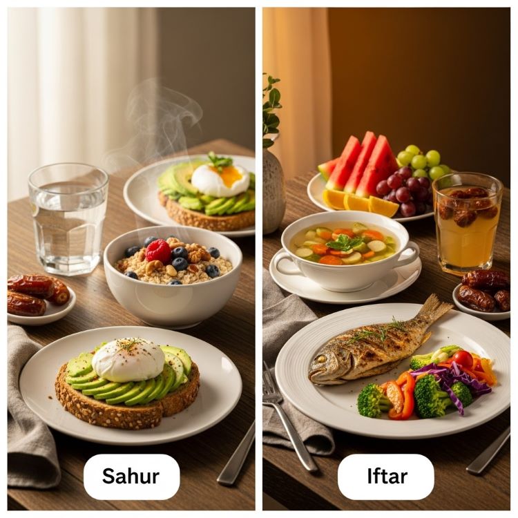 Rahasia Puasa Penuh Energi! Pilihan Makanan dan Minuman Terbaik untuk Sahur & Berbuka di Bulan Ramadhan Rahasia Puasa Penuh Energi! Pilihan Makanan dan Minuman Terbaik untuk Sahur & Berbuka di Bulan Ramadhan