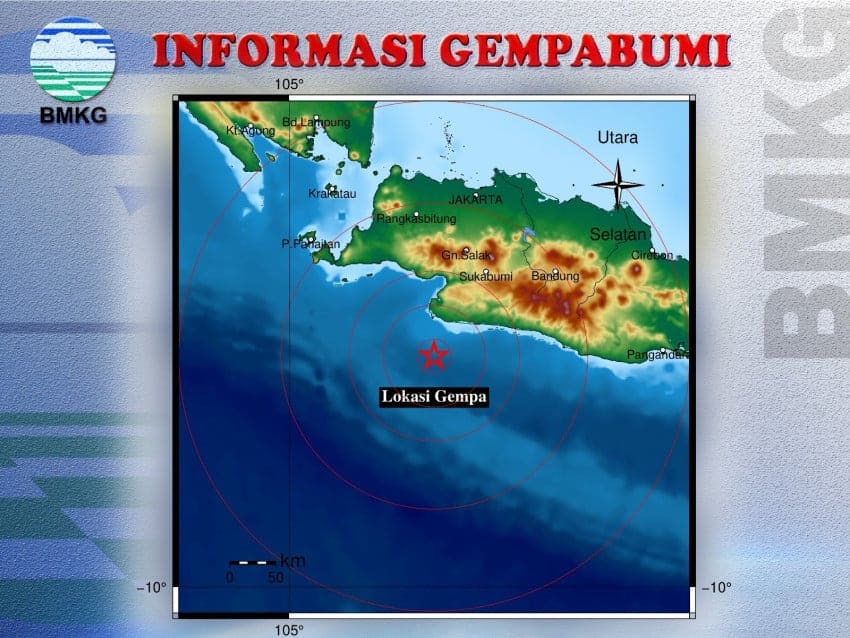 Gempa susulan kembali guncang Sukabumi di lokasi yang sama Gempa susulan kembali guncang Sukabumi di lokasi yang sama
