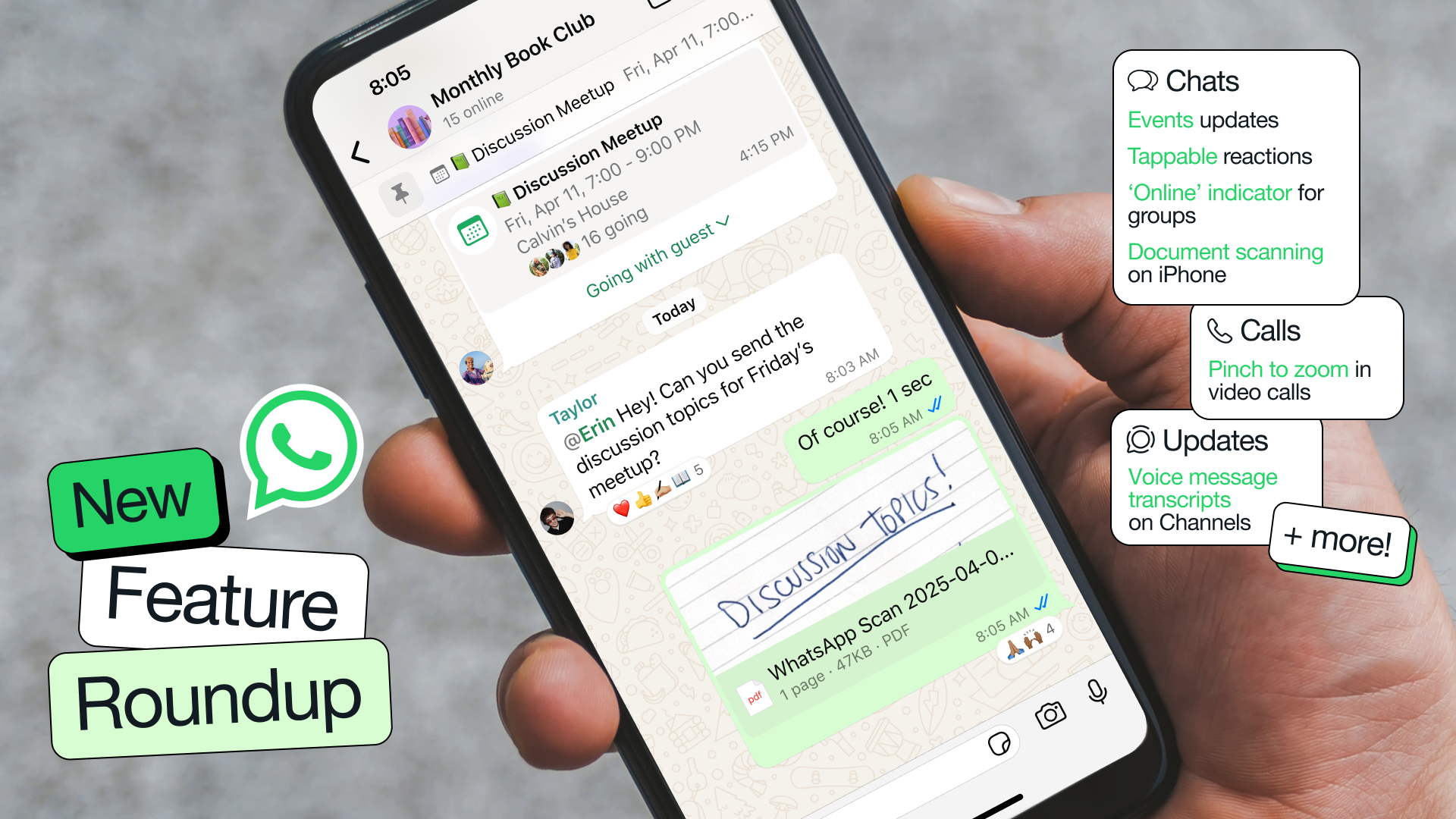WhatsApp Rilis Fitur Riwayat Pesan Grup, Anggota Baru Bisa Ikuti Percakapan Langsung WhatsApp Rilis Fitur Riwayat Pesan Grup, Anggota Baru Bisa Ikuti Percakapan Langsung