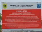 Pemkab Bogor Segel Lokasi Sampah Liar Kembang Kuning Pemkab Bogor Segel Lokasi Sampah Liar Kembang Kuning