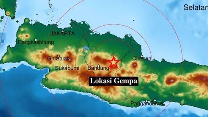 Gempa Pagi Ini Guncang Bandung, Pusat di Darat dan Dangkal Gempa Pagi Ini Guncang Bandung, Pusat di Darat dan Dangkal