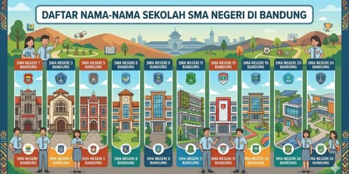 Daftar Lengkap SMA Negeri di Kota Bandung: Alamat & Kontak Daftar Lengkap SMA Negeri di Kota Bandung: Alamat & Kontak