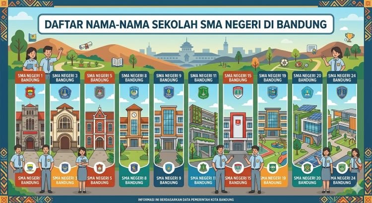 Daftar Lengkap SMA Negeri di Kota Bandung: Alamat & Kontak Daftar Lengkap SMA Negeri di Kota Bandung: Alamat & Kontak