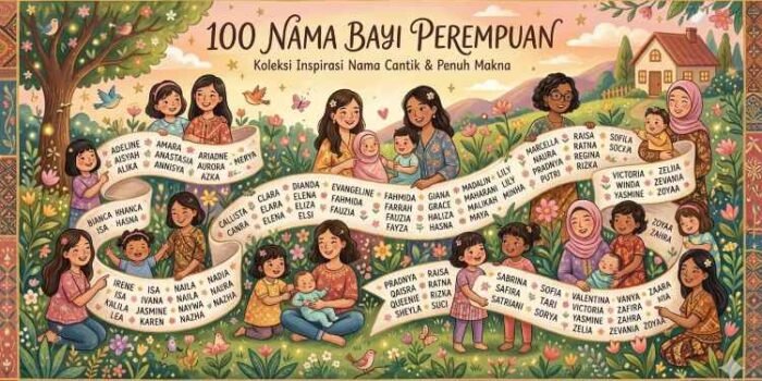 100 Nama Bayi Perempuan Modern, Unik, & Penuh Makna Indah 100 Nama Bayi Perempuan Modern, Unik, & Penuh Makna Indah