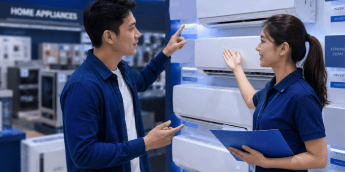 FLIFE FLOO Seri Standar, AC dengan Pembersih Cerdas hingga Mode Senyap Ultra FLIFE FLOO Seri Standar, AC dengan Pembersih Cerdas hingga Mode Senyap Ultra