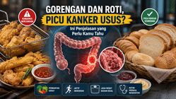 Benarkah gorengan dan roti berisiko kanker usus? Ini fakta yang harus kamu ketahui Benarkah gorengan dan roti berisiko kanker usus? Ini fakta yang harus kamu ketahui