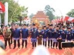 Bupati Rudy Susmanto Tutup HJB ke-544 Lewat Helaran Budaya Meriah