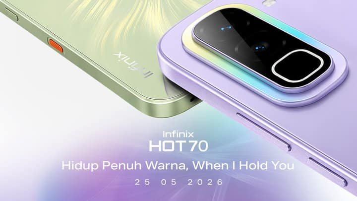 Infinix HOT 70, HP Stylish Harga Rp2 Jutaan Infinix HOT 70, HP Stylish Harga Rp2 Jutaan