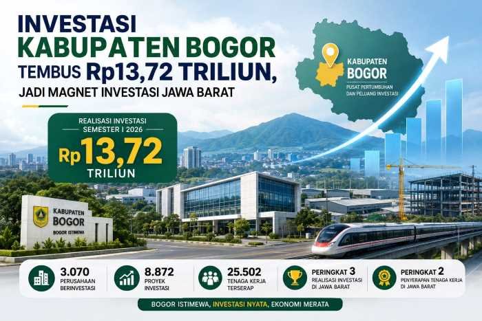 Kabupaten Bogor: Investasi Rp13,72 Triliun, Harapan Ribuan Tenaga Kerja Kabupaten Bogor: Investasi Rp13,72 Triliun, Harapan Ribuan Tenaga Kerja