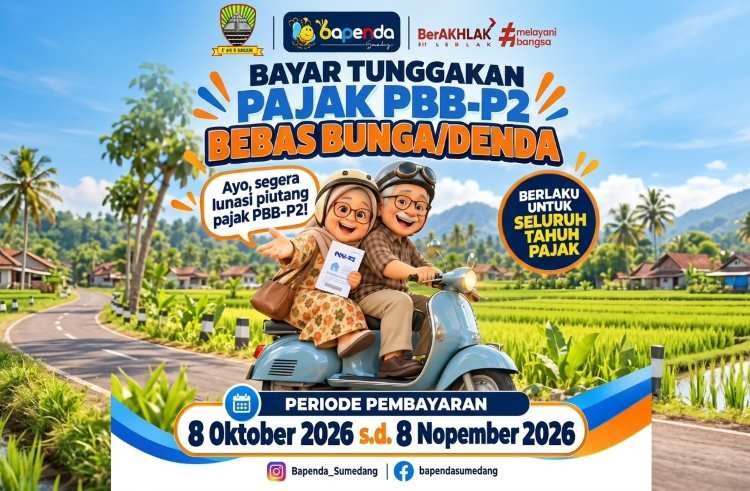 Kabar Baik! Pemkab Sumedang Bebaskan Denda Tunggakan Pajak Daerah hingga November 2026 Kabar Baik! Pemkab Sumedang Bebaskan Denda Tunggakan Pajak Daerah hingga November 2026